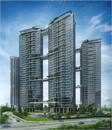 The Trilinq Residential Building, Clementi Singapore.