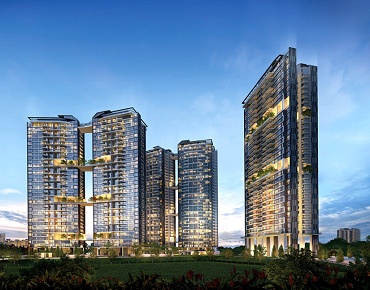 The Trilinq Residential Buildings, Clementi Singapore.